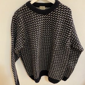 LLBean Men’s Classic Norwegian Sweater - L